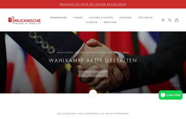 Drucknische - Pawellek Siebdruck GmbH