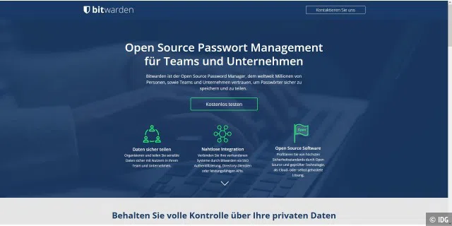 Open-Source und maximales Schutzniveau: der Passwort-Manager Bitwarden