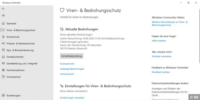 Damit Windows kein Opfer von Schadsoftware wird, hat Microsoft zahlreiche Sicherheitsfunktionen in das System eingebaut.