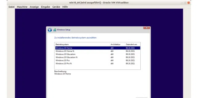 In einem virtuellen PC in Virtualbox lässt sich Windows wie gewohnt installieren und dann unter Linux nutzen.