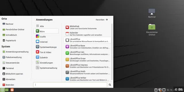 Linux-Desktops können sehr unterschiedlich sein. Die Oberfläche von Linux Mint eignet sich jedoch besonders gut für Windows-Umsteiger.