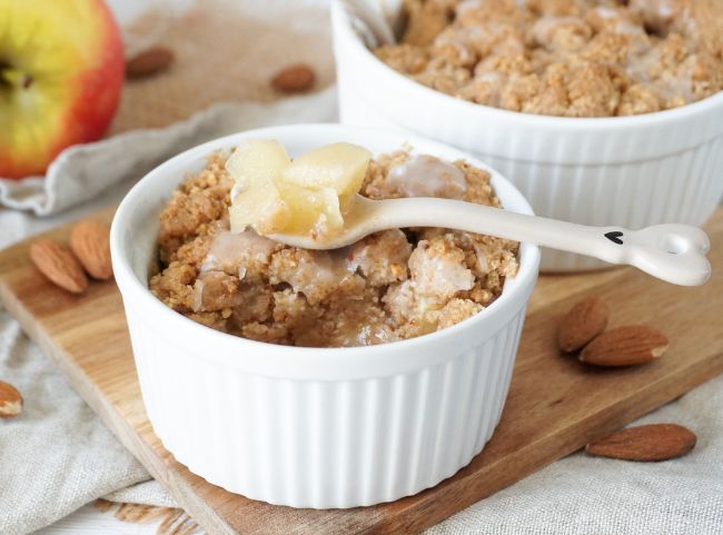 Apple Crumble Rezept ganz einfach