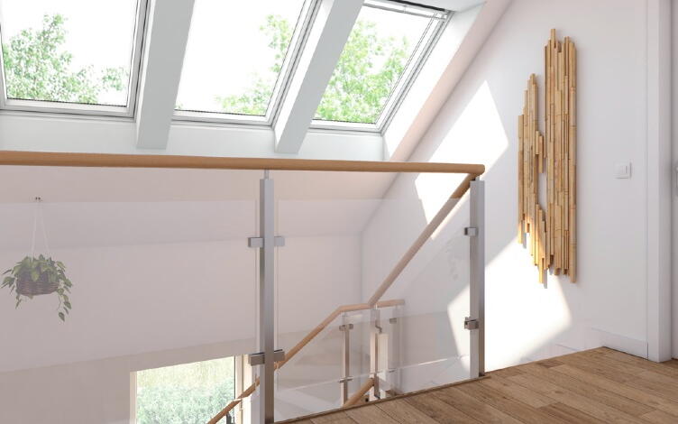 Treppe ins Dachgeschoss Dachfenster - VELUX Magazin