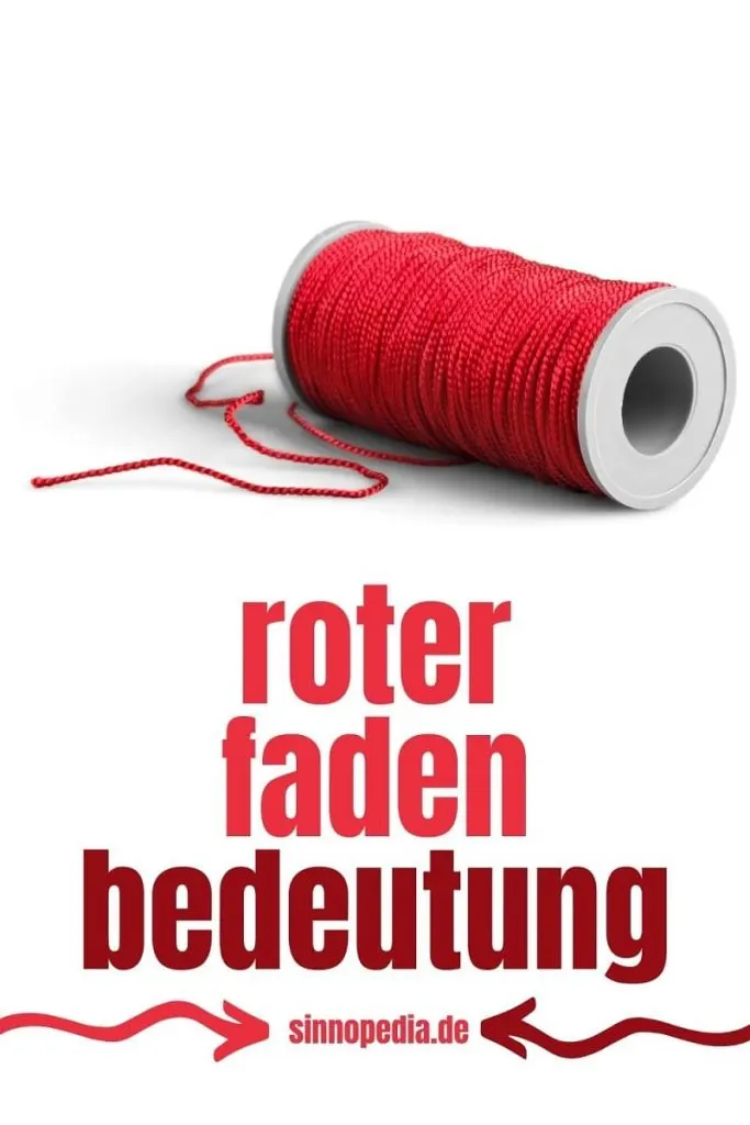 Roter Faden Bedeutung pin