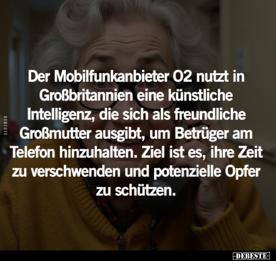 Der Mobilfunkanbieter 02 nutzt in Großbritannien.. - Lustige Bilder | DEBESTE.de