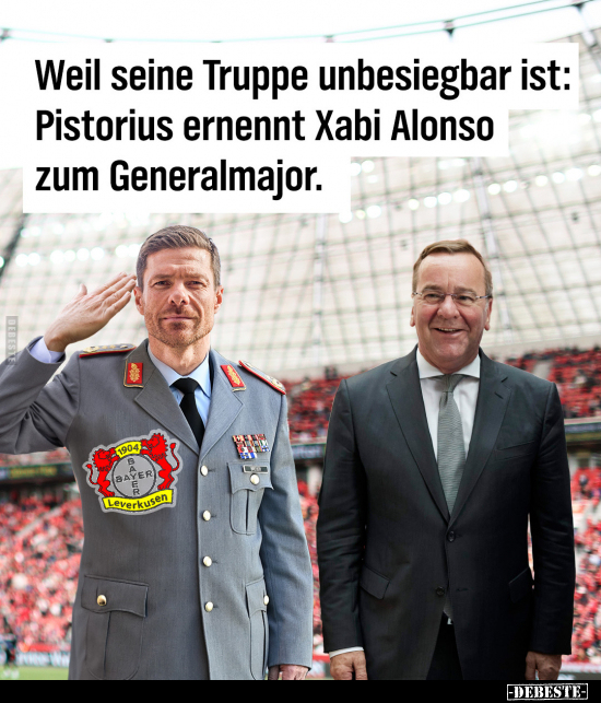 Weil seine Truppe unbesiegbar ist.. - Lustige Bilder | DEBESTE.de