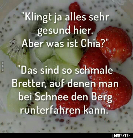 "Klingt ja alles sehr gesund hier..." - Lustige Bilder | DEBESTE.de