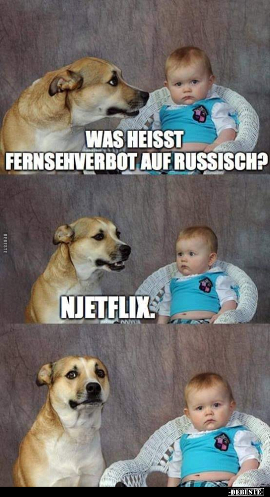 Was heisst Fernsehverbot auf russisch?.. - Lustige Bilder | DEBESTE.de