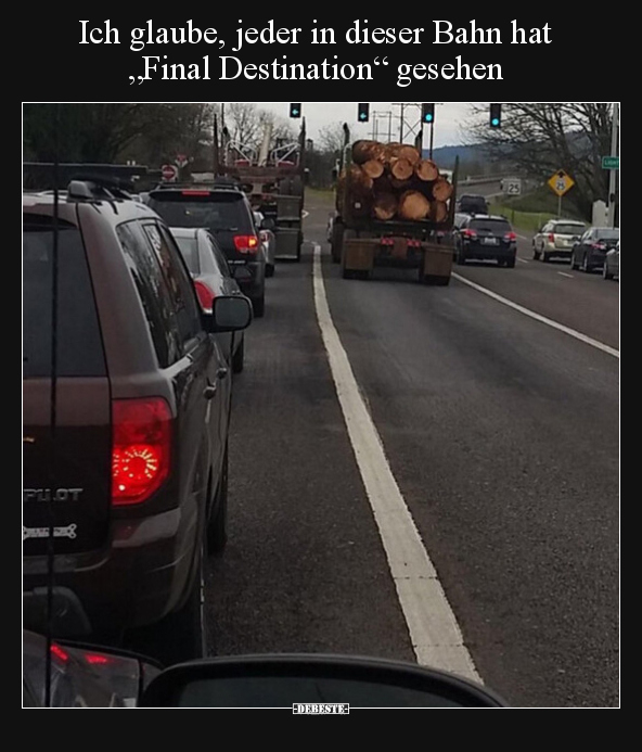 Ich glaube, jeder in dieser Bahn hat "Final Destination".. - Lustige Bilder | DEBESTE.de