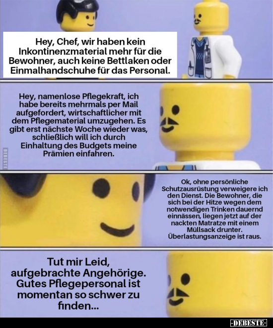 Hey, Chef, wir haben kein Inkontinenzmaterial.. - Lustige Bilder | DEBESTE.de