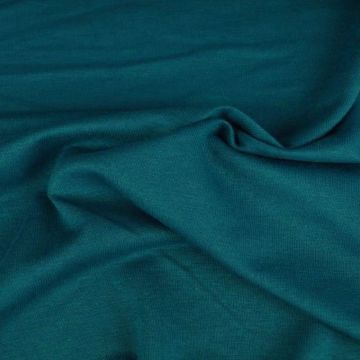 Viscose Tricot Donker Petrol