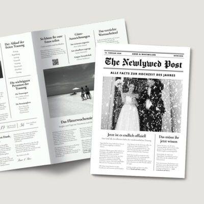 Hochzeitszeitung Tageszeitung