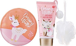 Körperpflegeset Accentra Dreamy Winter Set (Duschschwamm 1St. + Handcreme 60ml)