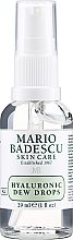 Aufhellendes Gesichtsserum mit Gel-Textur Mario Badescu Hyaluronic Dew Drops