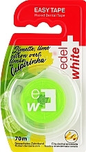 Gewachstes Zahnband mit Limettengeschmack Edel+White Easy Tape Waxed Dental Tape