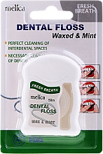 Zahnseide mit Minzgeschmack Melica Organic Dental Floss Waxed & Mint