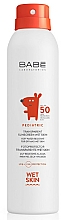 Sonnenschutzspray für trockene und feuchte Haut SPF 50+ Babe Laboratorios Pediatric Wet Skin