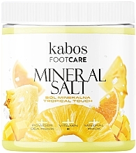 Mineralsalz für Fußbäder Kabos Foot Care Tropical Touch 