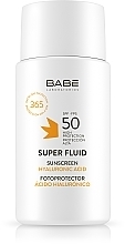 Sonnenschutzfluid für das Gesicht SPF 50+ Babe Laboratorios