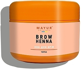 Mayur Augenbrauen-Henna schwarz