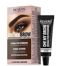 Revers Henna Oh!My Brow  Creme-Henna für Augenbrauen