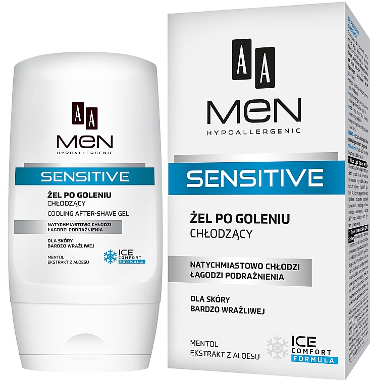 After Shave Gel - AA Men Sensitive After-Shave Gel Cooling