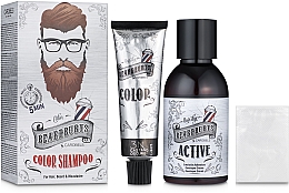 Shampoo für Haare, Bart und Schnurrbart ohne Ammoniak oder Parabene Beardburys Color Shampoo