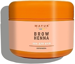 Mayur Augenbrauen-Henna braun