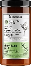 Salz für die Füße Grüner Tee und Harnstoff Vis Plantis Pharma Care Foot Bath Salt