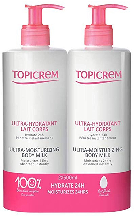 Körperpflegeset - Topicrem (Körpermilch 2x500ml)