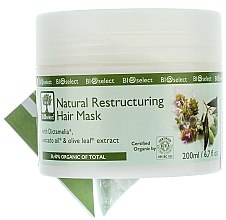 Haarmaske mit Avocado und Olivenöl BIOselect Natural Restructuring Hair Mask