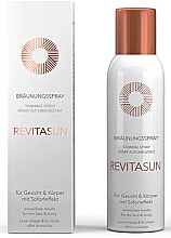 Spray für Gesicht und Körper mit Soforteffekt Revitasun Tanning Spray