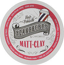 Haarton mit Matteffekt Extra starker Halt Beardburys Matt-Clay Carobels