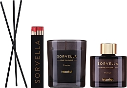 Duftset Sorvella Perfume Home Fragrance Istanbul (Raumerfrischer 120ml + Duftkerze 170g)