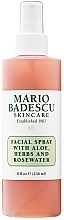 Revitalisierendes und feuchtigkeitsspendendes Gesichtsspray mit Aloe, Kräutern und Rosenwasser Mario Badescu Facial Spray Aloe Herbs and Rosewater