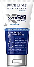 Feuchtigkeitsspendendes After Shave Gel für empfindliche Haut Eveline Cosmetics Men Extreme Sensitive 6in1