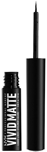 Flüssiger matter Eyeliner - NYX Professional Makeup Vivid Bright Liquid Eyeliner