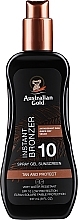 Sonnenschutz-Gelspray mit schnellem Bronzer Australian Gold Sunscreen Spf10 Spray Gel With Instant Bronzer