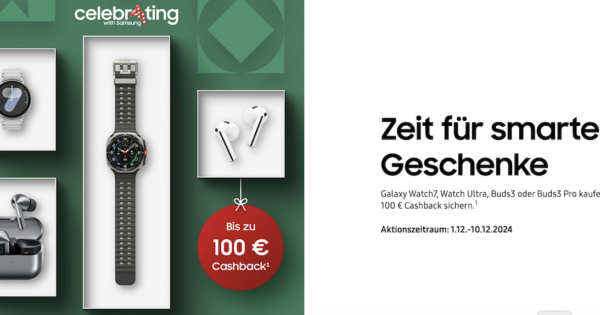 Samsung Cashback Aktion