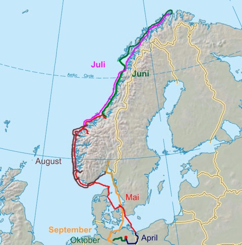 Segeln Norwegen 2009