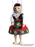 Gretel Holzmarionette