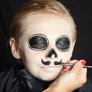 Dia de los Muertos Make Up Schmink-Anleitung Junge (7)