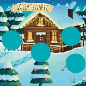 Schatzkarte der Weihnachtsschnitzeljagd