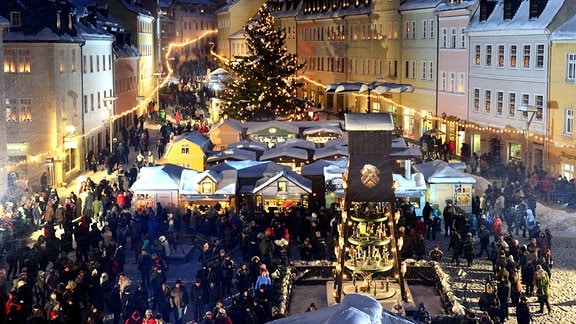 Lichtelfest im erzgebirgischen Schneeberg