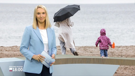 Alexandra Bauer moderiert Schleswig-Holstein 18.00. © Screenshot 