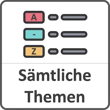 Sämtliche Themen von A-Z