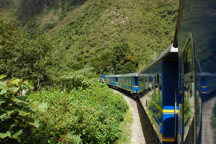 Panoramazug nach Aguas Calientes