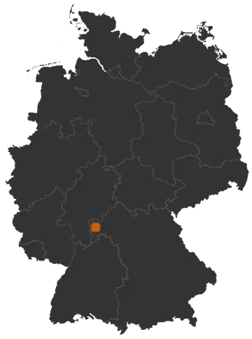 Bessenbach auf der Kreiskarte