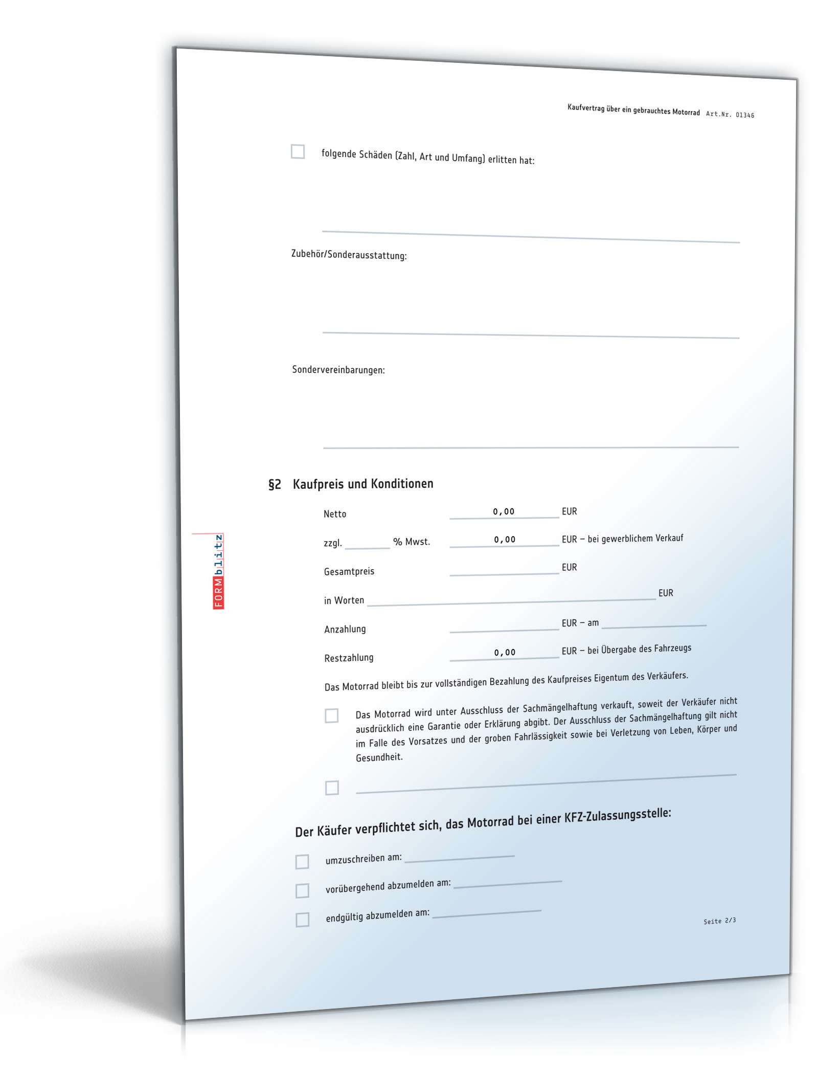 Kaufvertrag Motorrad Word Vorlage Kostenlose Vorlagen Zum Download ...