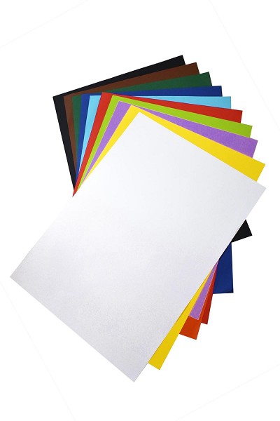 Tonpapier A4, 130 g/m², 100 Blatt - 10 Farben 225